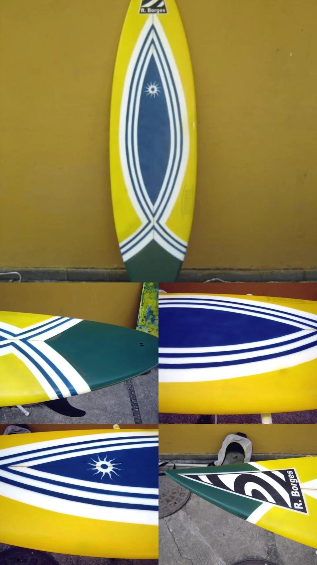Prancha de surf com pintura personalizada